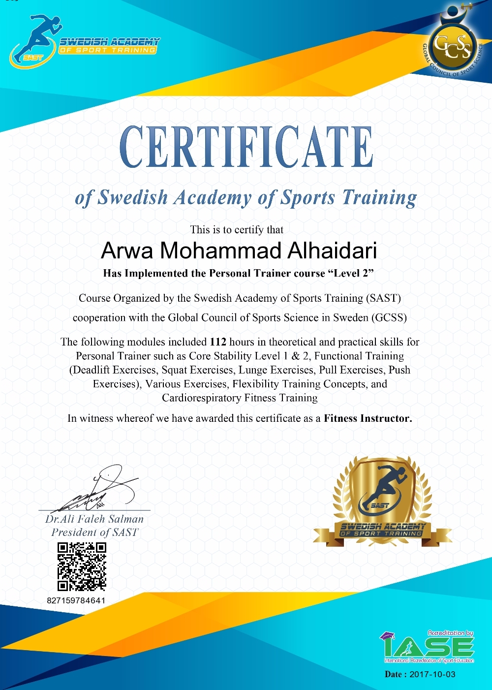 Arwa Mohammed waleed Alhaidari